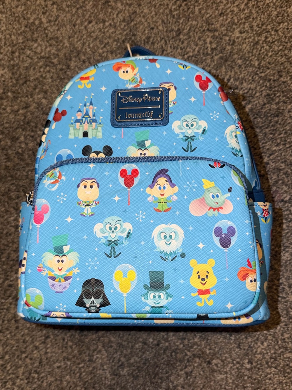 Loungefly Light Blue Disney Tsum Tsum Kids Mini Backpack